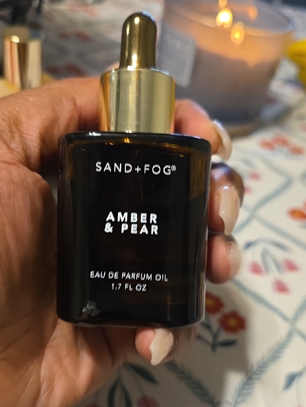 SAND+FOG Amber & Pear Eau de Parfum Oil - Amber Brown